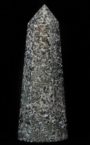 Polished, Indigo Gabbro Obelisk - Madagascar #55451
